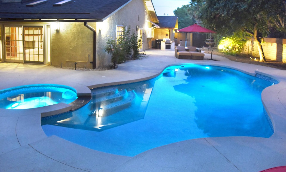 Woodland Hills House | A Luxury Home with Pool, Spa, and Mini-golf