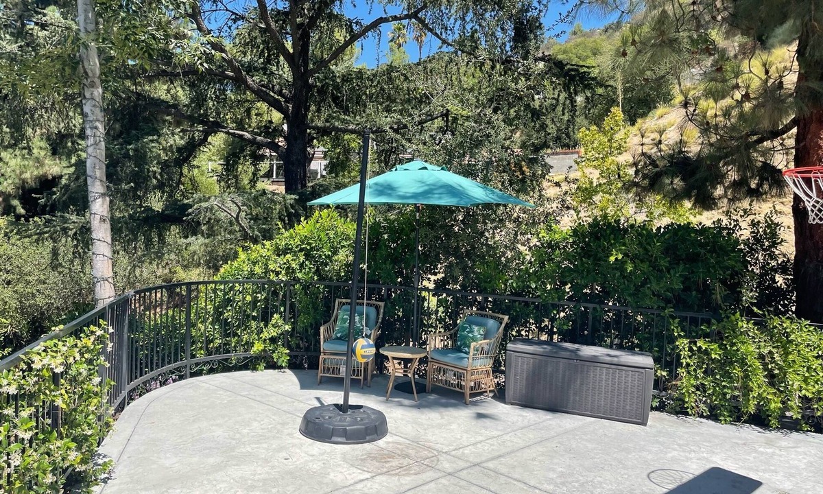 La Canada Flintridge House | Bedroom and Living Room for a quiet guest.
