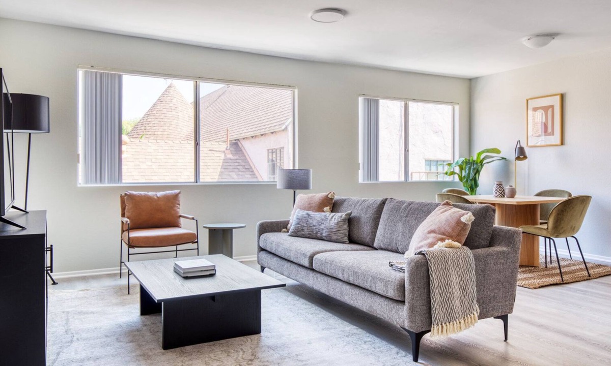Beverly Grove Apartment | Bright Fairfax 2BR w/Pool, near WF + TJ, Melrose shopping, by Blueground