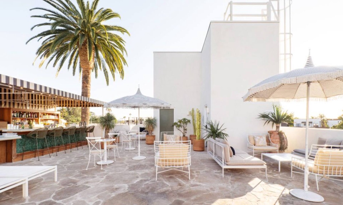 Sunset Junction House | Double Queen Room at Silver Lake Pool and Inn, Onsite Pool and Pets Allowed!