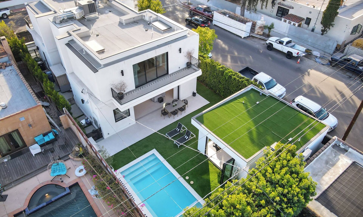 Beverly Grove House | Expansive 6-bedroom residence in prime West Hollywood, bright open living,