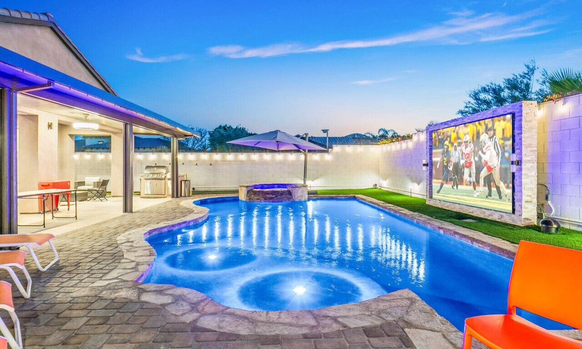 Rancho Santana House | Hollywood Hideaway with 158" Poolside TV and 2 Arcades