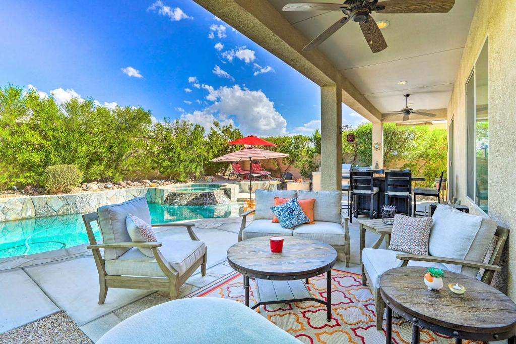 Indio House | Indio Home with Private Pool and Community Amenities