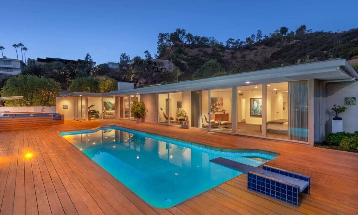 The Bird Streets House | Luxe Hollywood Hills Modern, City Views, Pool/Spa