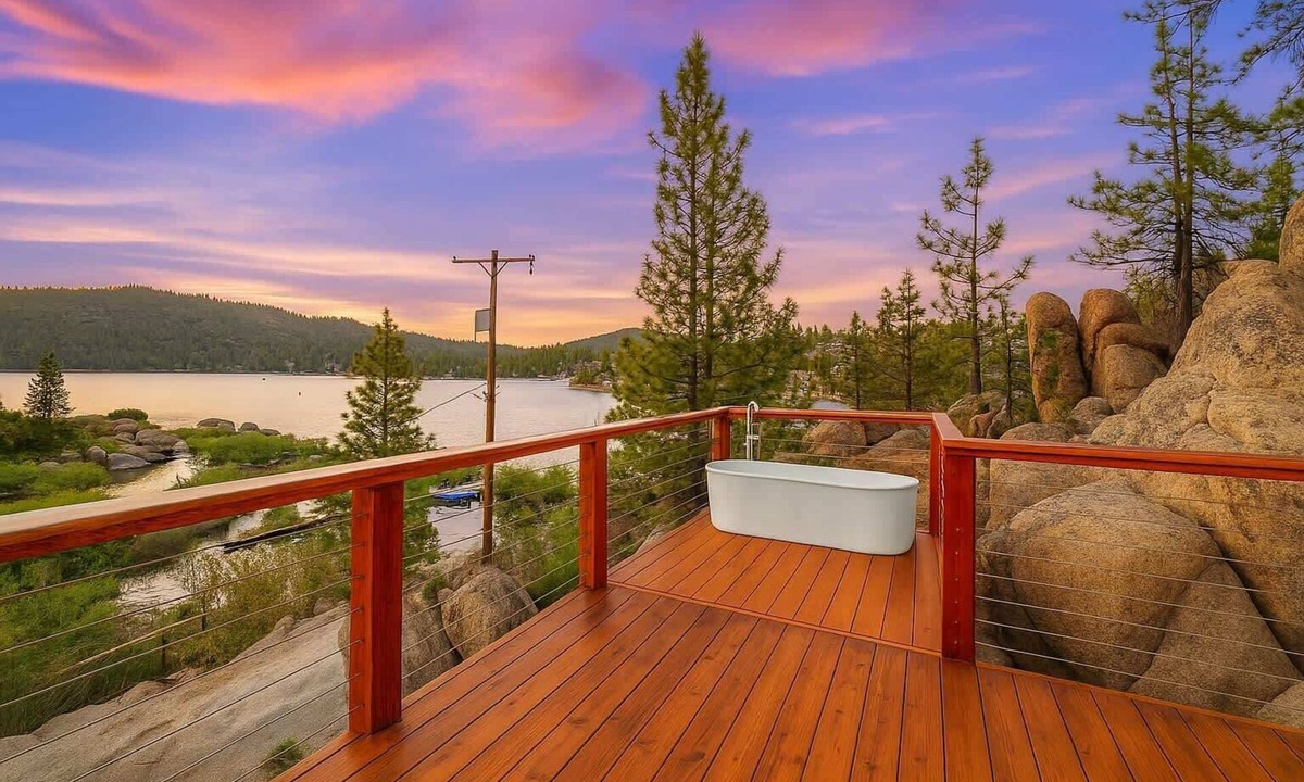 Boulder Bay Cabin | Luxe Lakefront Cabin w/Hot Tub, Game Room, Boat Dock.