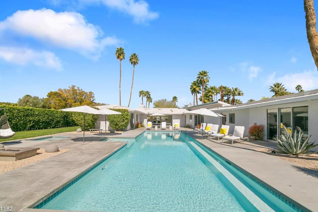 Racquet Club Estates Villa | Mid Century Escape - Movie Colony wd Private Pool