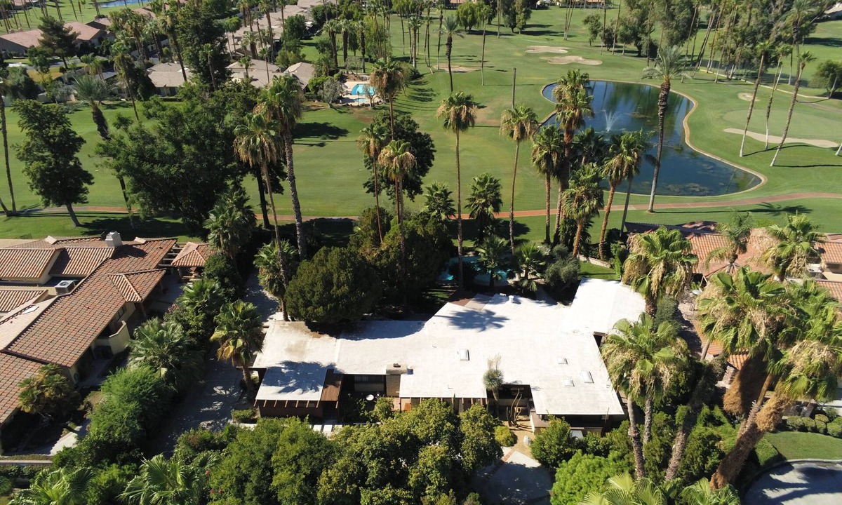 Palm Desert House | Mid-Century Private Gated Home facing South on the Golf Course in a Gated C.C