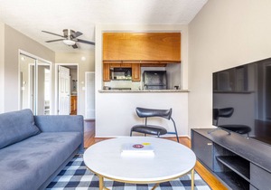 Bright Sherman Oaks 1BR w/Gym, Pool, walk to Ventura Blvd, by Blueground
