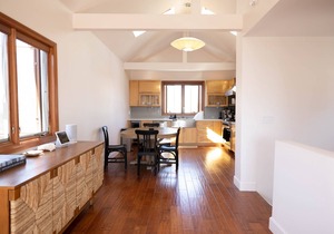 Furnished Playa Del Rey house, ocean views crown three levels in perfect harmony