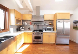 Furnished Playa Del Rey house, ocean views crown three levels in perfect harmony