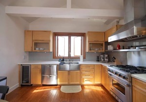 Furnished Playa Del Rey house, ocean views crown three levels in perfect harmony