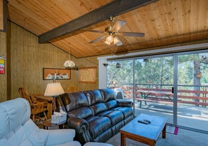 Lazy Bear Lodge - 3BR/2BA/relaxing forest views/Smart TV/Wifi/Fenced Yard