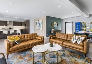 Modern Posh – Mid-Century Oasis with Pool, Spa, Game Yard & Mountain Views