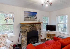 New listing! Efficient home away w/ spacious deck & full kitchen - dogs ok!