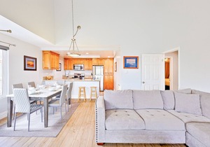 Newport condo on the boardwalk with oceanfront balcony & views