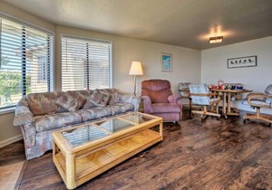 Smith River Vintage Cabin Oceanfront Deck and Views
