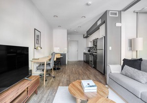 Sunny Downtown 1BR w/ Gym & Courtyard, close to LA Live, by Blueground