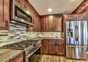Updated Rustic Retreat Steps to Beach with Lake and Mountain Views, 4BR + Loft