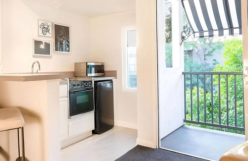 Norma Triangle Apartment | 4 Units, Spacious Two-Queen Suite with Balcony in Prime West Hollywood Location