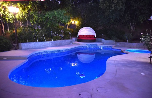 Woodland Hills House | A Luxury Home with Pool, Spa, and Mini-golf