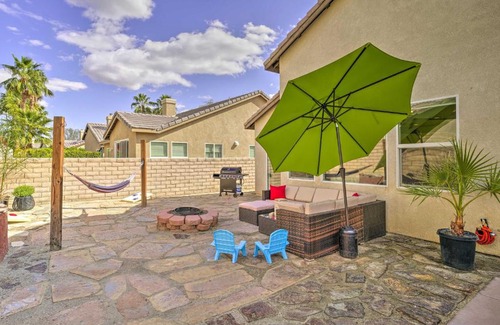 Indio House | Cozy Desert Getaway with Hot Tub and Community Pool!