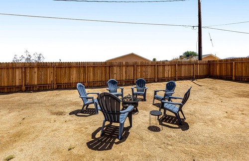 Indian Cove House | Dog-friendly home with fenced yard, firepit, fireplace, W/D & AC