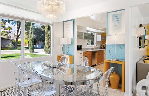 Palm Springs House | Fall Availability! Classic Villa with Hollywood Flair and Gleaming Pool!
