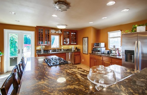 Beach Barber Tract House | Family-friendly summer vacation home with big hot tub 2 blocks from beach.