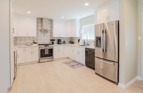 West Covina House | Modern Serenity Space BBQ with High-Speed Internet, Workspace, & Cool AC