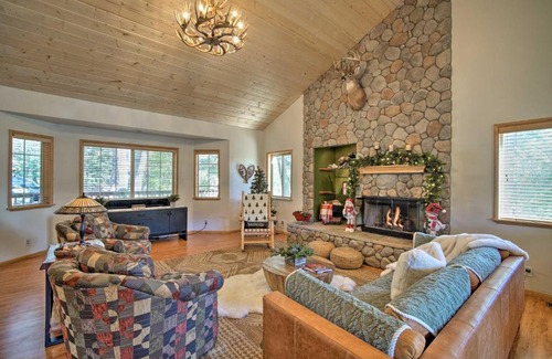 Lake Arrowhead House | Scenic Lake Arrowhead Cabin Hike, Ski, Fish!