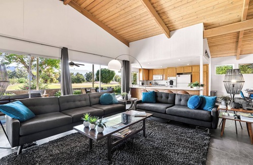 Palm Desert House | Stunning mid century pool home with awesome golf course and mountain views!