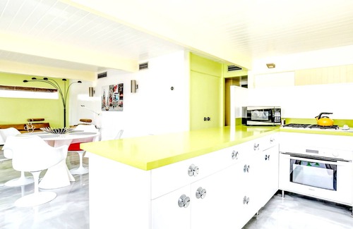 Racquet Club Estates House | The Famous Rat Pack House , Mid Century Modern Pool Home as " Seen on TV "