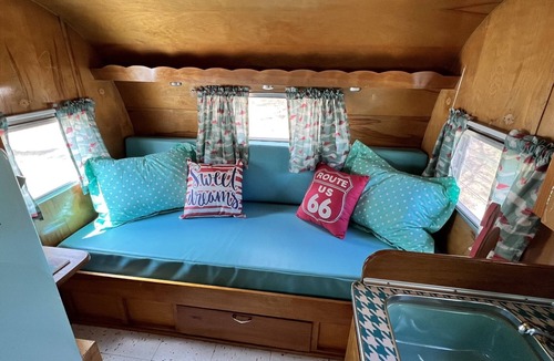 Weed House | 1961 Shasta Airflyte Camper Trailer