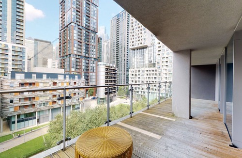 Isle of Dogs Apartment | 2 Bedroom Serviced Apt with balcony in Indescon Square, Canary Wharf by MySquare