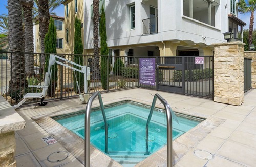 Del Obispo House | 2-story home near the beach with rooftop terrace, hot tub, pool, streaming, W/D