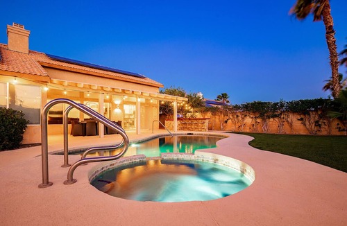 Rancho Del Oro House | 360° Mountain Views, Heated Pool & Spa, Firepit