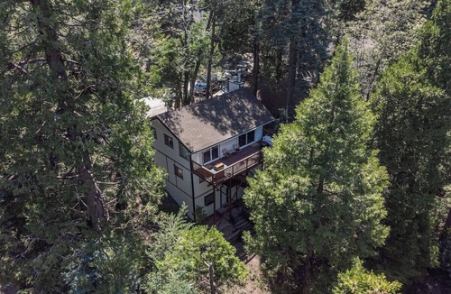 Twin Peaks Cabin | 825 Lake View Lane · Pet Friendly Treetop Cabin w/Deck & Forest Views