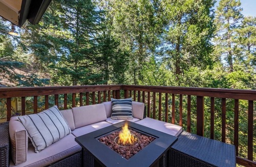 Twin Peaks Cabin | 825 Lake View Lane · Pet Friendly Treetop Cabin w/Deck & Forest Views