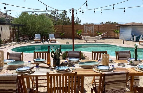 Yucca Valley House | A bright & spacious retreat w/ heated pool, hot tub & on-site wellness services