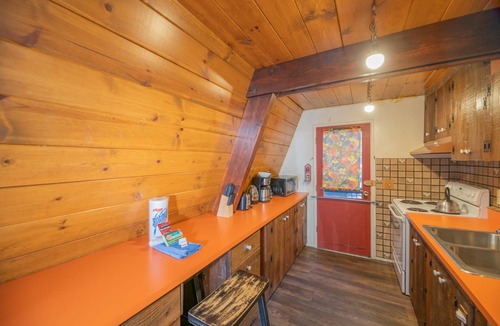 Big Bear City House | A-Frame of Mind - Wood Stove Fireplace, Deck, Barbecue