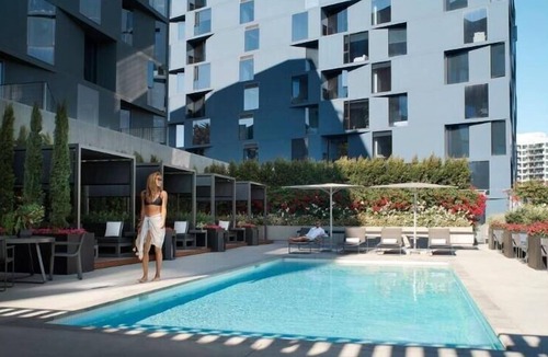 West Hollywood Hotel | AKA Residences Private Balcony Suite w/WiFi & Stunning Downtown L.A. Views