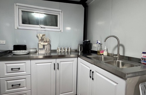 Valinda Resort | Amazing resort with AC in La Puente - 2 bedrooms container house