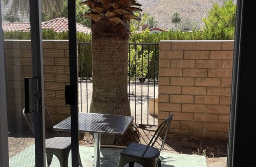 Historic Tennis Club Apartment | Apt B - 1bed/1bath furnished, private fenced patio in downtown Palm Springs!