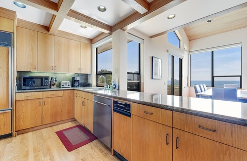 Sea Ranch House | Architectural stunner with pool, ocean view, private hot tub & deck - near trail