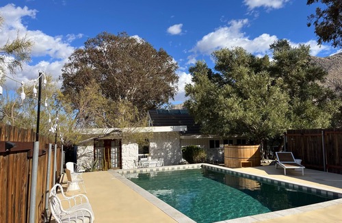Palm Springs House | Architecturally stunning A-Frame desert home. Feat. Pool/Hot Tub/Artist Studio.