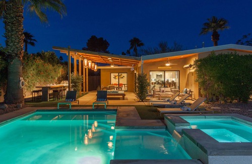 Palm Springs House | Atomic Ranch Heaven - Pool, Spa & Mountain Views