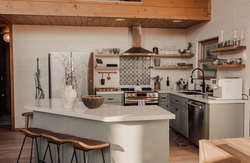 Julian Cabin | Award-winning A-frame in Julian, Luxe interiors, epic views, cedar tub and total mountain serenity.