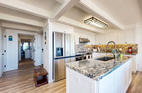 Castroville House | Beachfront home with heated pool, hot tub, sports courts, amazing views, & WFH