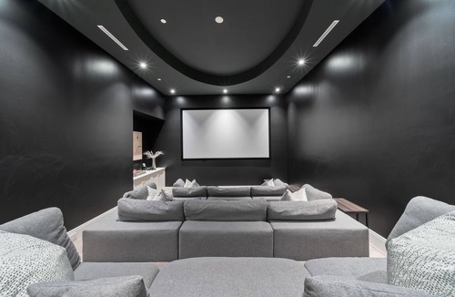 The Flats Villa | Beverly Hills Flats Estate with Movie Theater, Indoor Pool, Billiards & Sauna