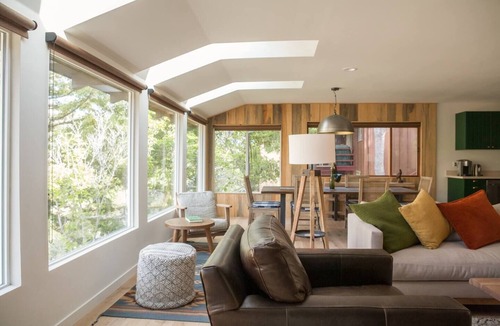 Kernville House | Big View House on Kern River Private Waterfront Retreat Fireplace Dog OK